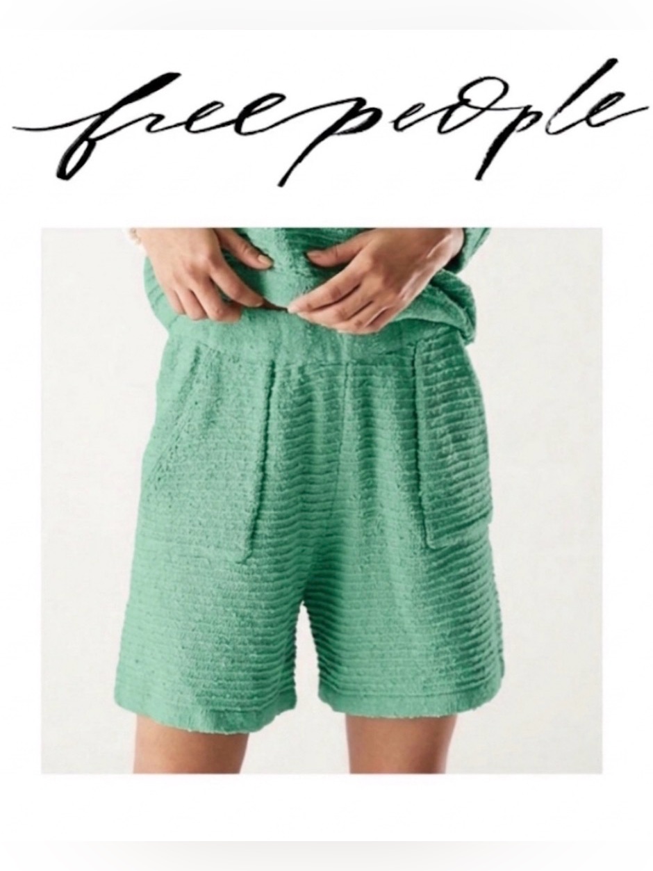 Free People Beach Carter Ribbed Knit Shorts